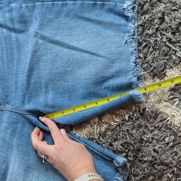 Old Navy Size 10 Denim Jean Bundle Two Pairs Mid And Long Length - Picture 5 of 12